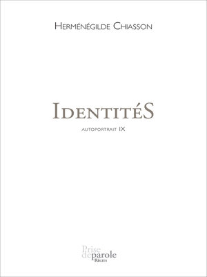 cover image of IdentitéS
